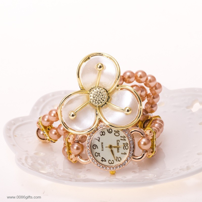 mutiara dengan berlian ikatan simpul gelang watch