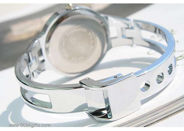Srebrny Zegarek Kwarcowy Kobiet Mody