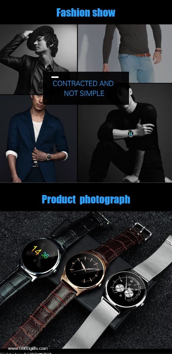 Slim bluetooth 3.0 watch