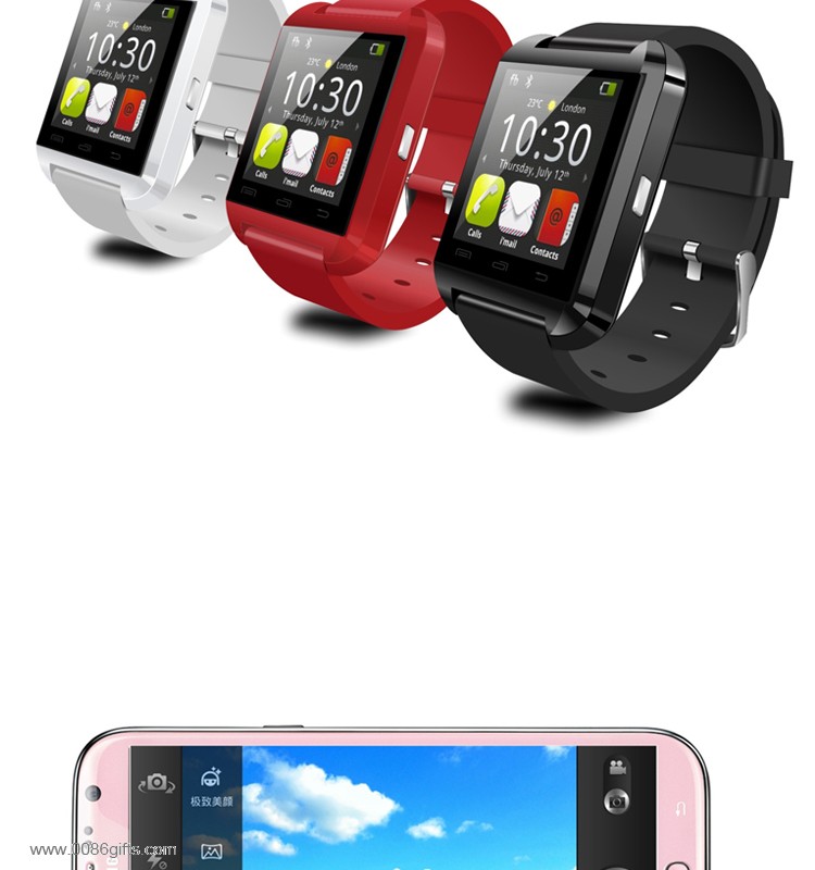 Bluetooth Pulsera U8 Reloj