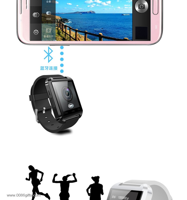 Bluetooth-Uhr U8 Armbanduhr