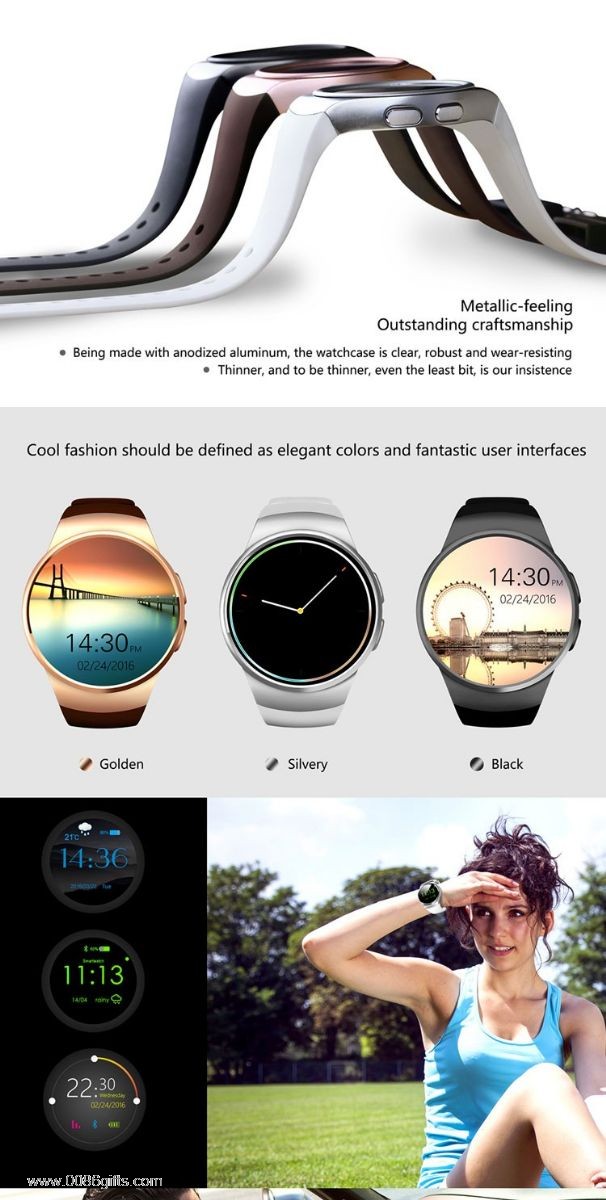 Bluetooth 4.0 smartphone watch 
