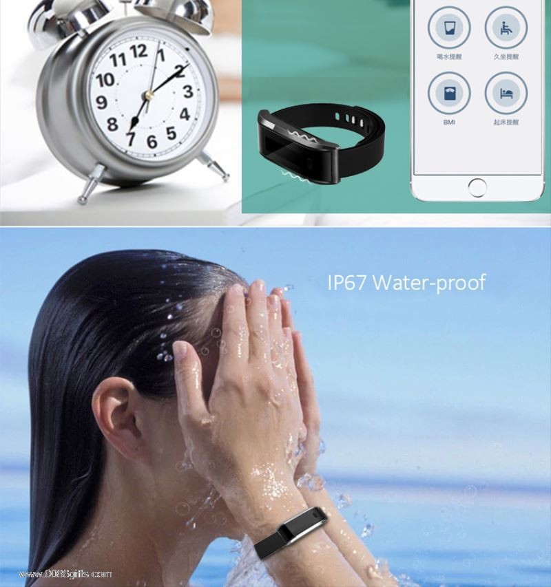 pedometer stopwatch health bracelet