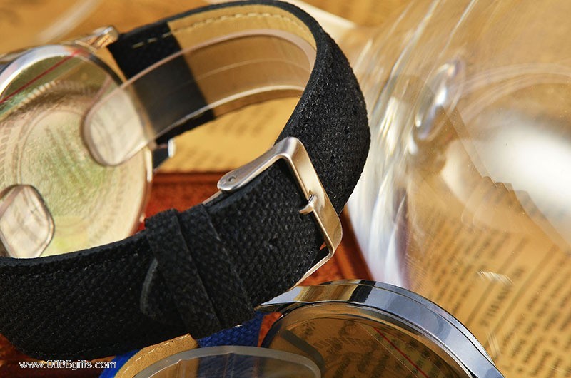 Jean kožený popruh slitiny hodinky