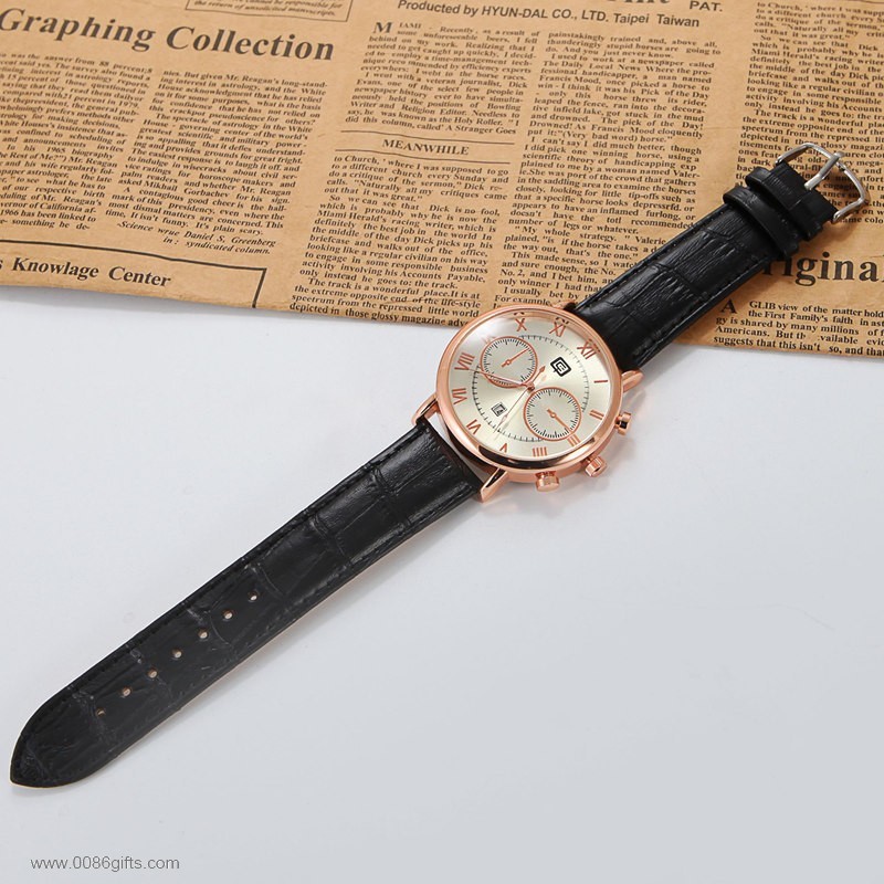 discount men genuine leather watch