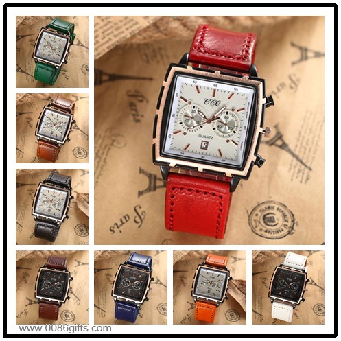 Plaza hombres Reloj Pulsera