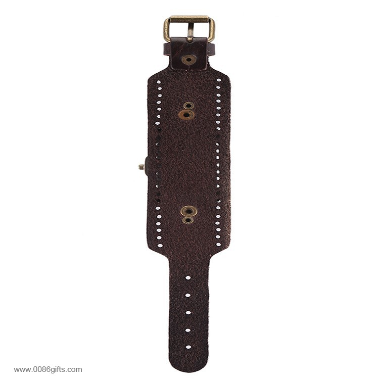 Leder Armbanduhr