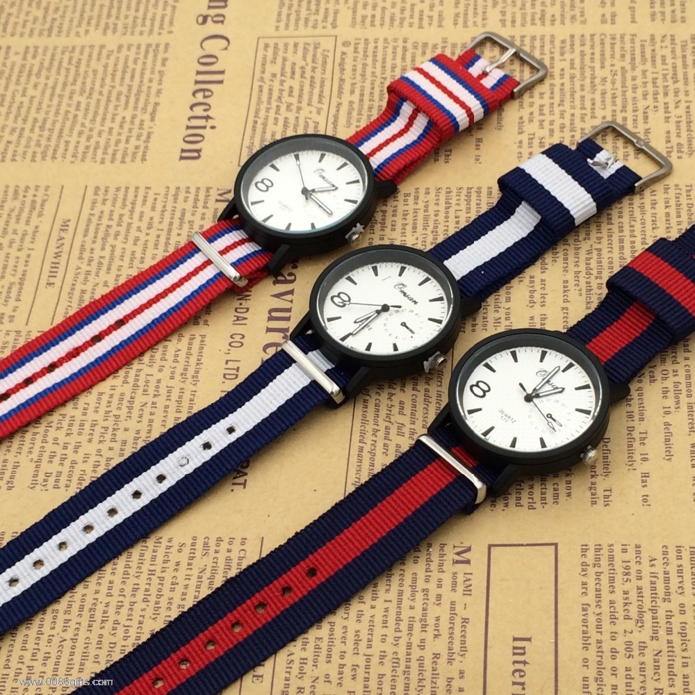 nylon band business men watch