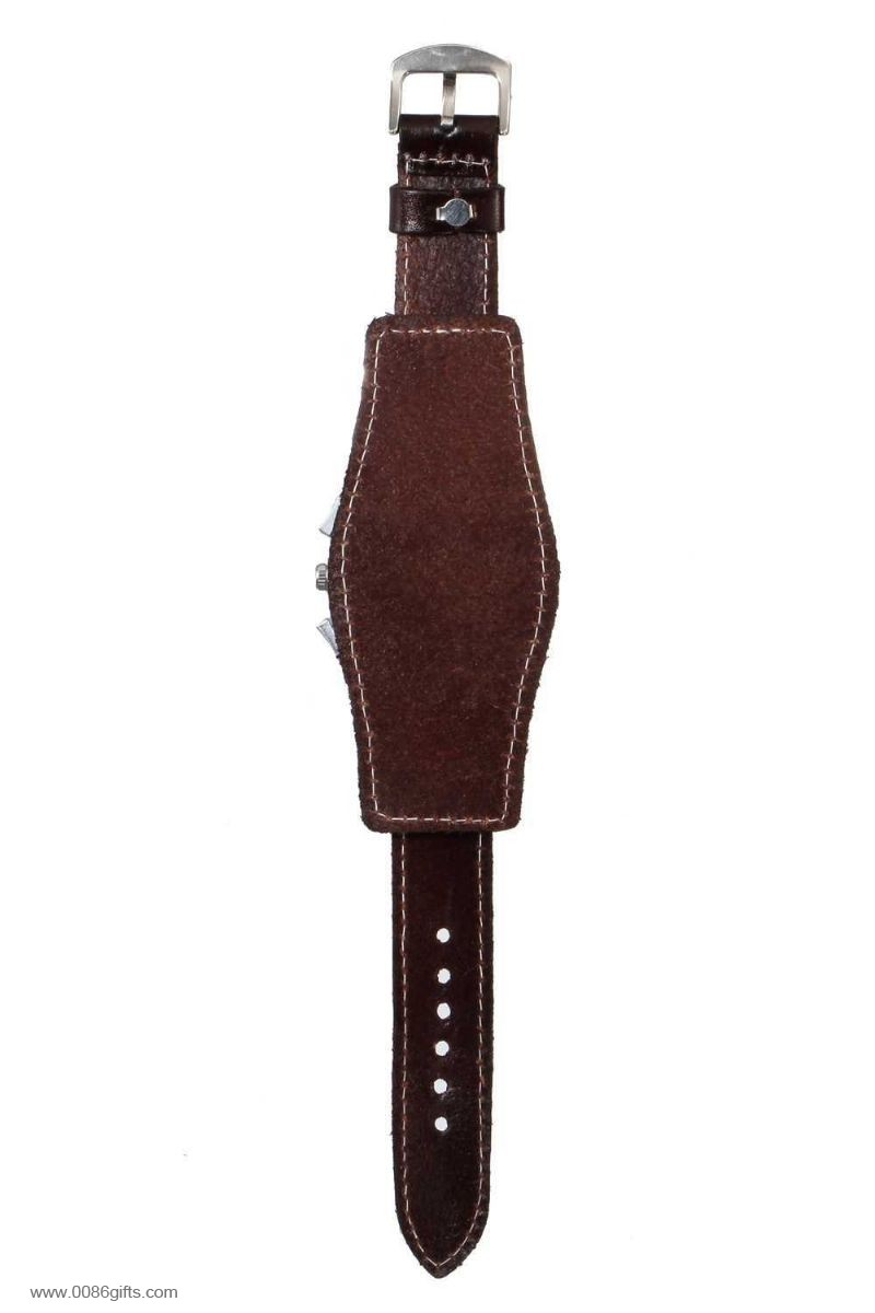 leather hand watch