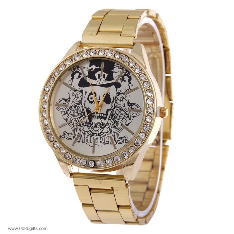 Metall armbanduhr