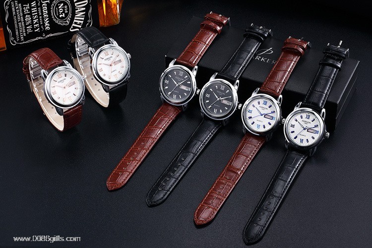 stainless steel men clock wrist watch