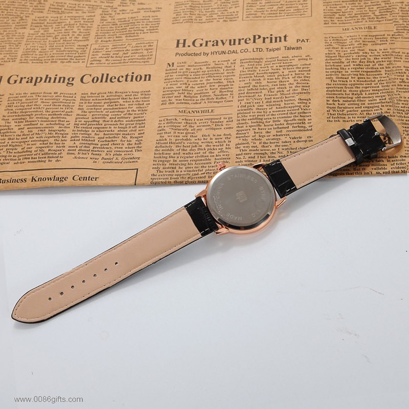 PU strap calendar men watches