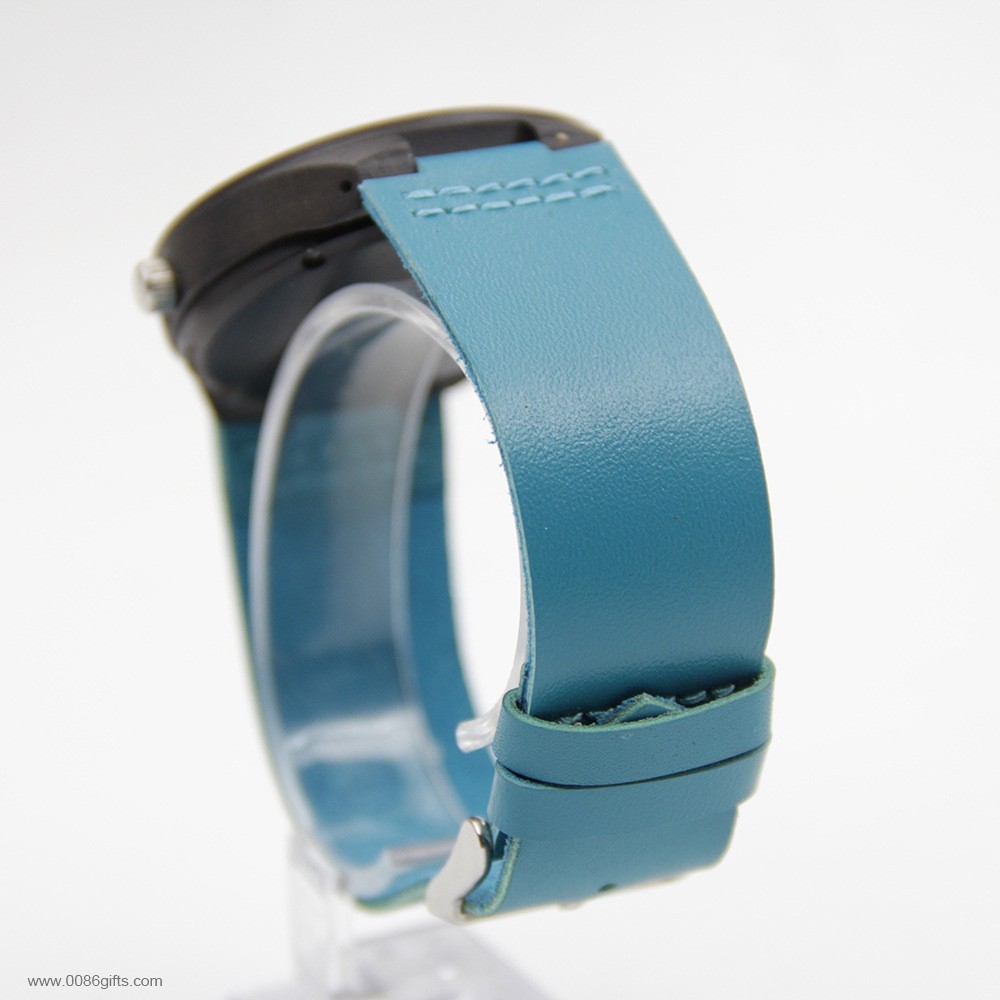 kayu watch biru warna