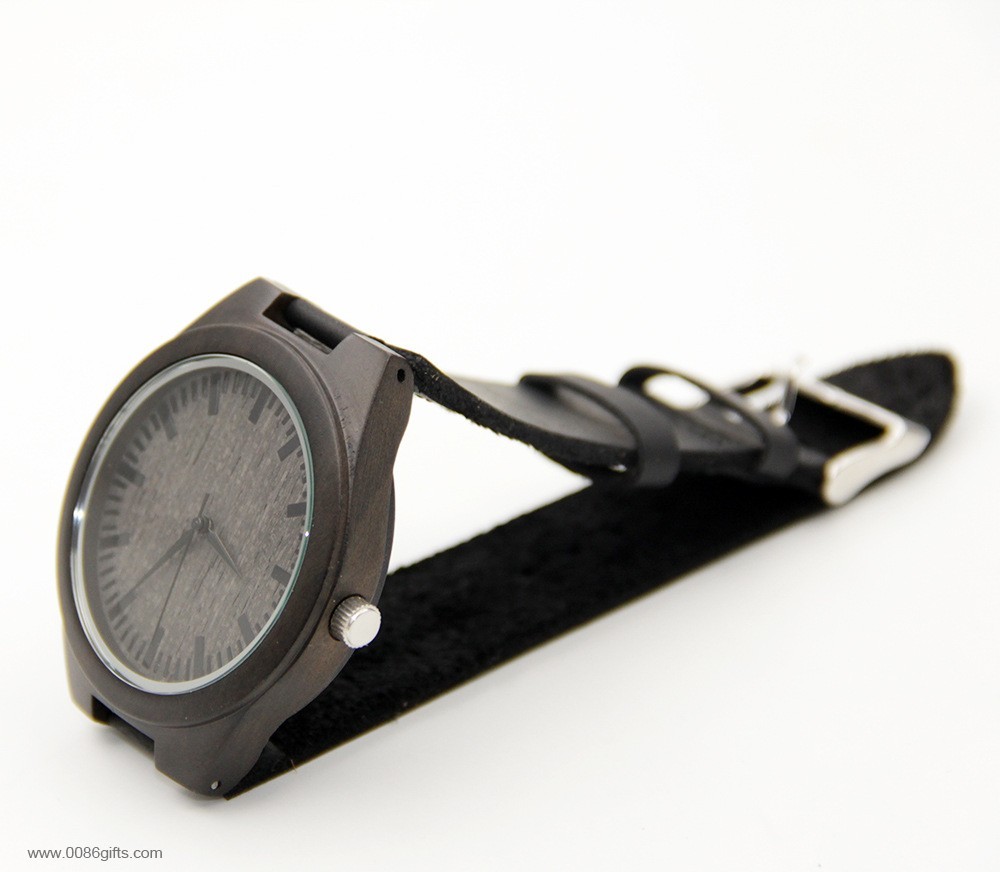 Black Color Wooden Wrist Watches