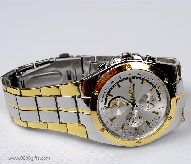 mężczyzn złoty zegarek marki luksusowe