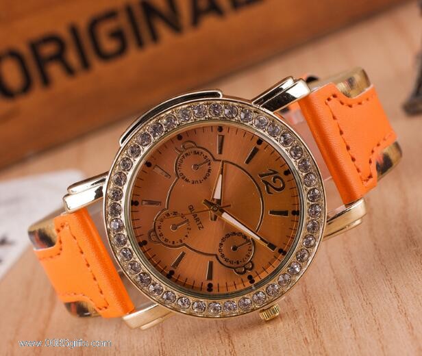 leather watch for lady