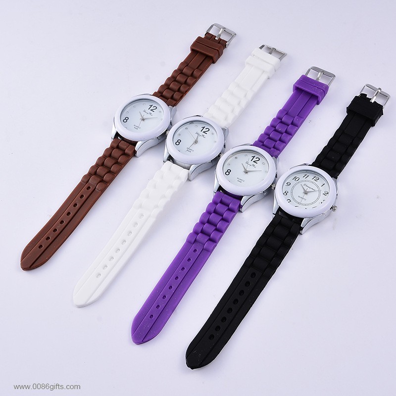 Ženeva silikonové hodinky pro ženy