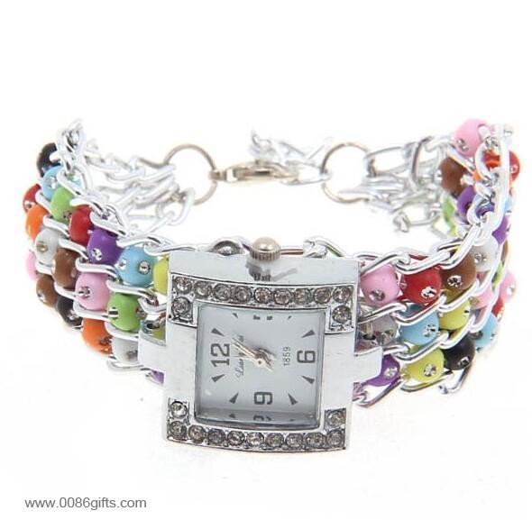 color beads bracelet watches