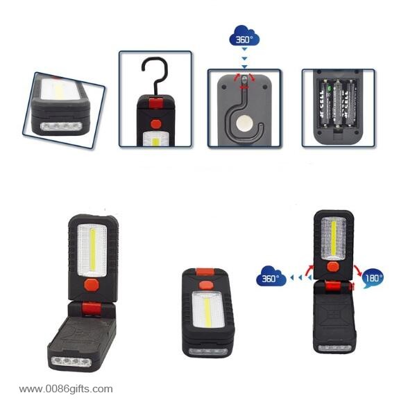 3W COB+4LED folding led work light