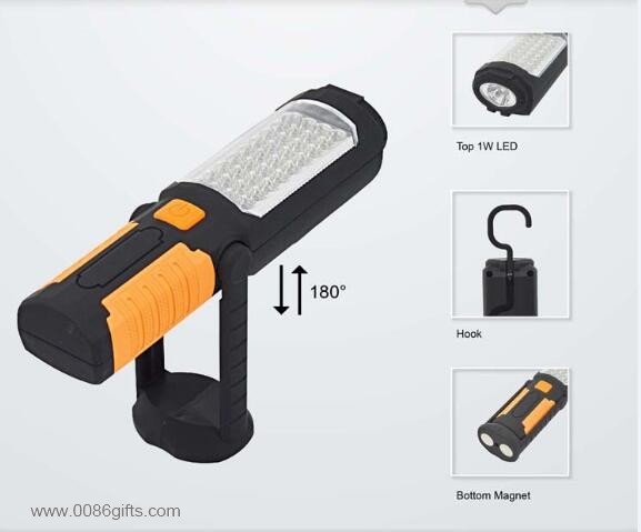 42w led lampada da lavoro portatile batteria led con base magnetica